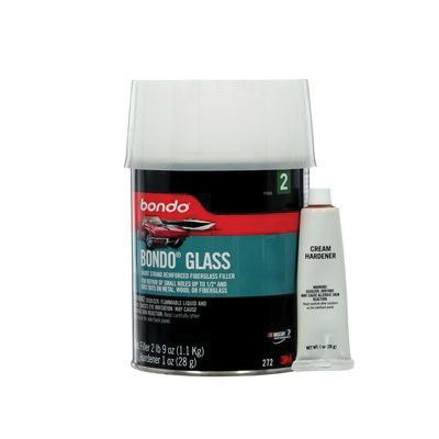 Bondo™ 00272 Glass Reinforced Filler, 1 qt Can, Green, Paste